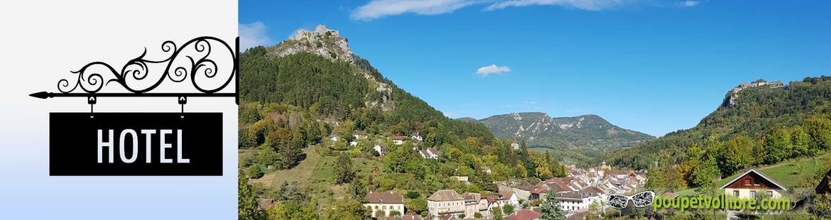 hebergements autour de salins les bains parapente