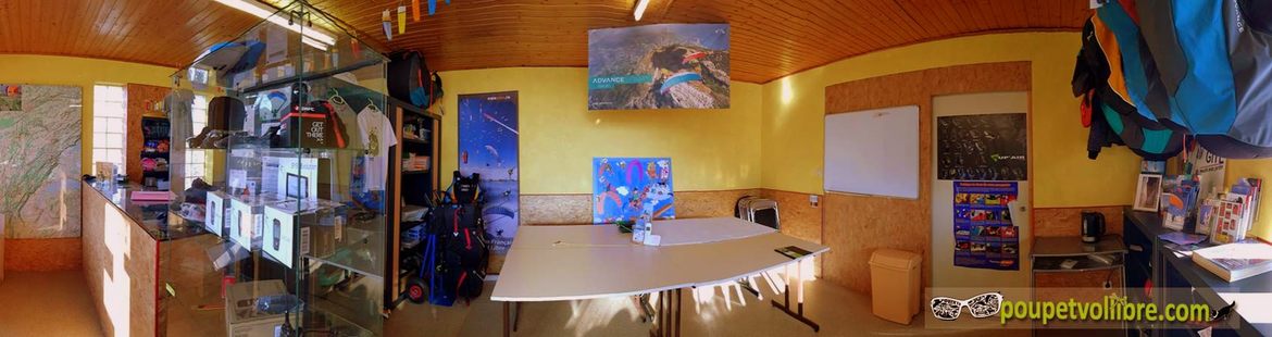 boutique école poupet vol libre parapente Jura salins les Bains