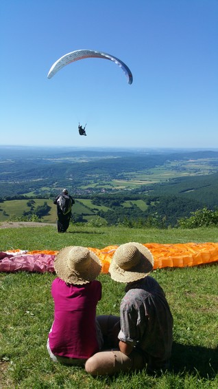 offrir une formule découverte parapente au poupet