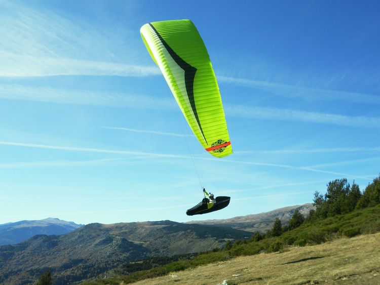 Font Romeu pyrennées avec poupet vol libre