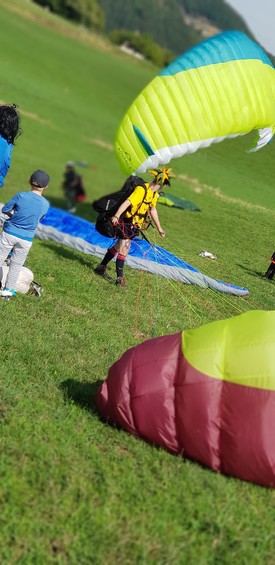 pente ecole parapente stage au poupet