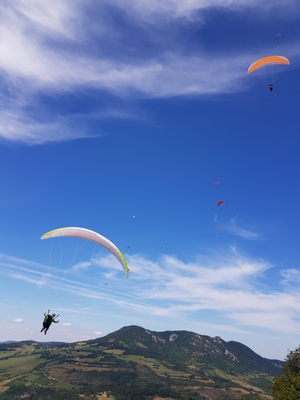 parapente perfectionnement mont poupet