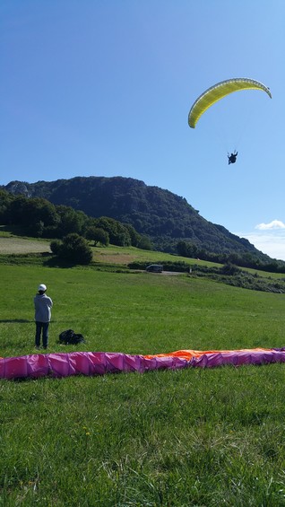 atterrissage stage initiation poupet parapente